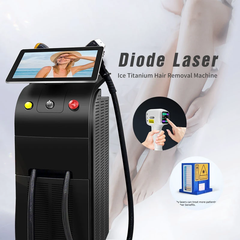 High Power Sopraan Titanium Diode Laser Ontharingsmachine