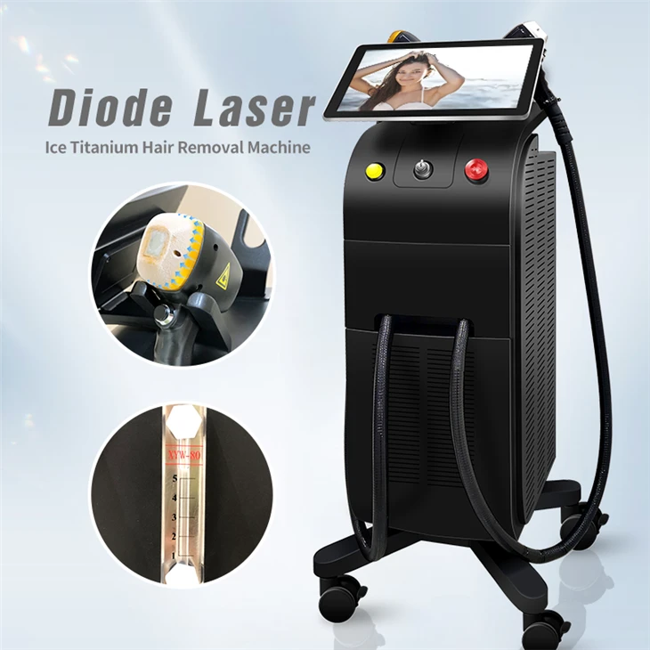 High Power Soprano Titanium Diode Laser Hair Removal Machine