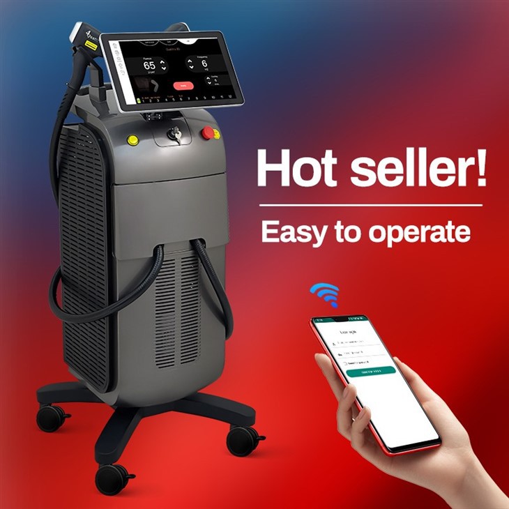 Excellent Cooling 4-wavelength Diode Laser Hair Removal Machine