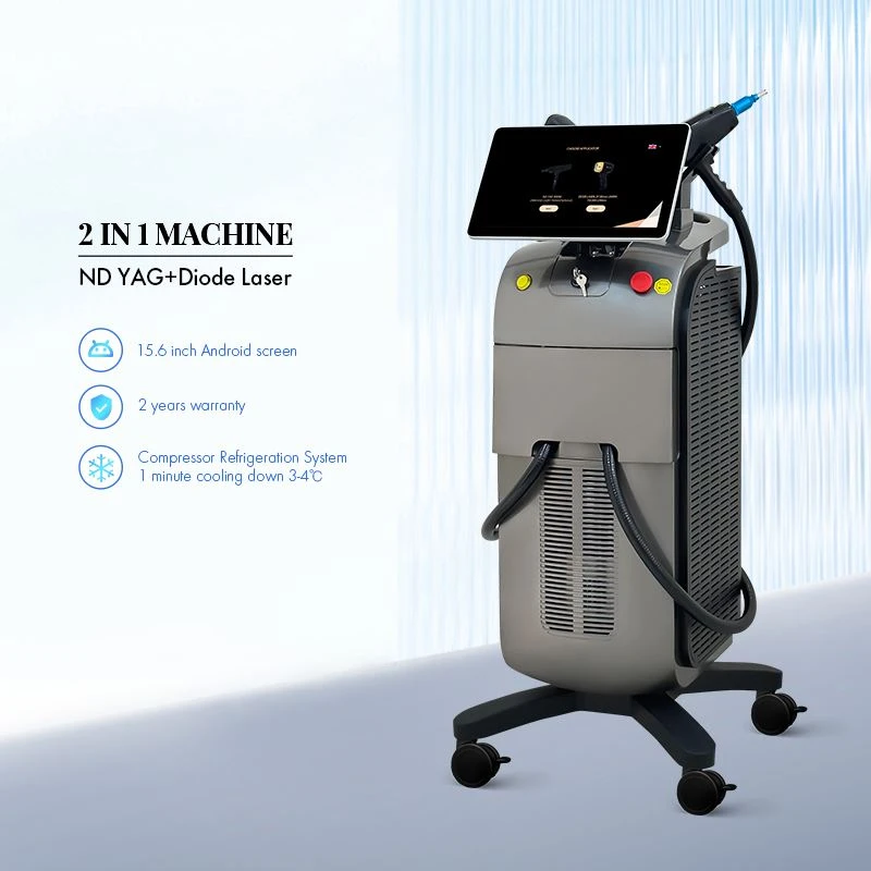 ND YAG+Diodelaser 2 in 1-machine