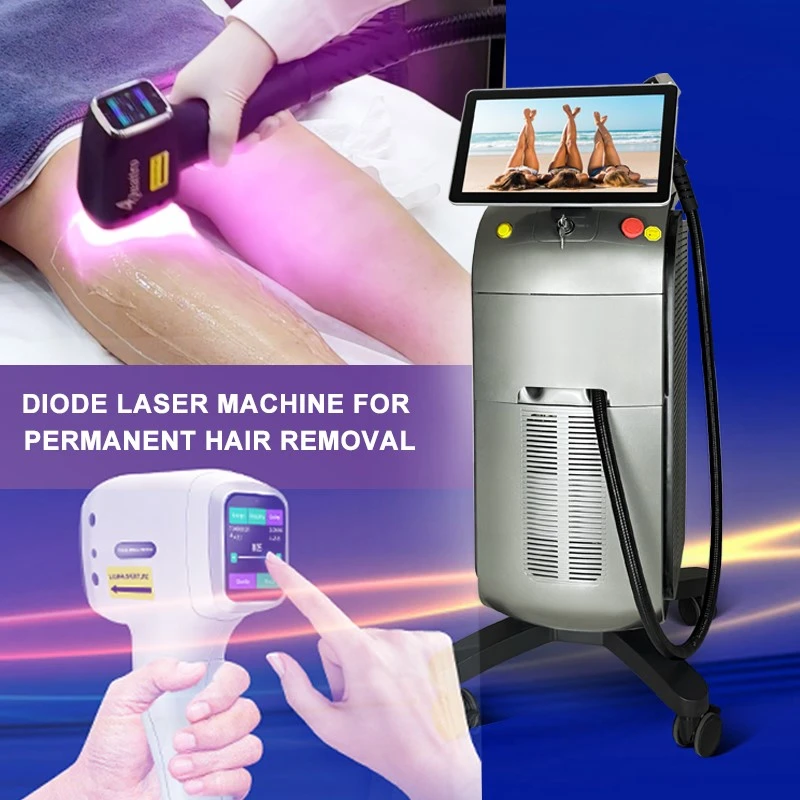 diode laser beauty machine for permanent hair removal