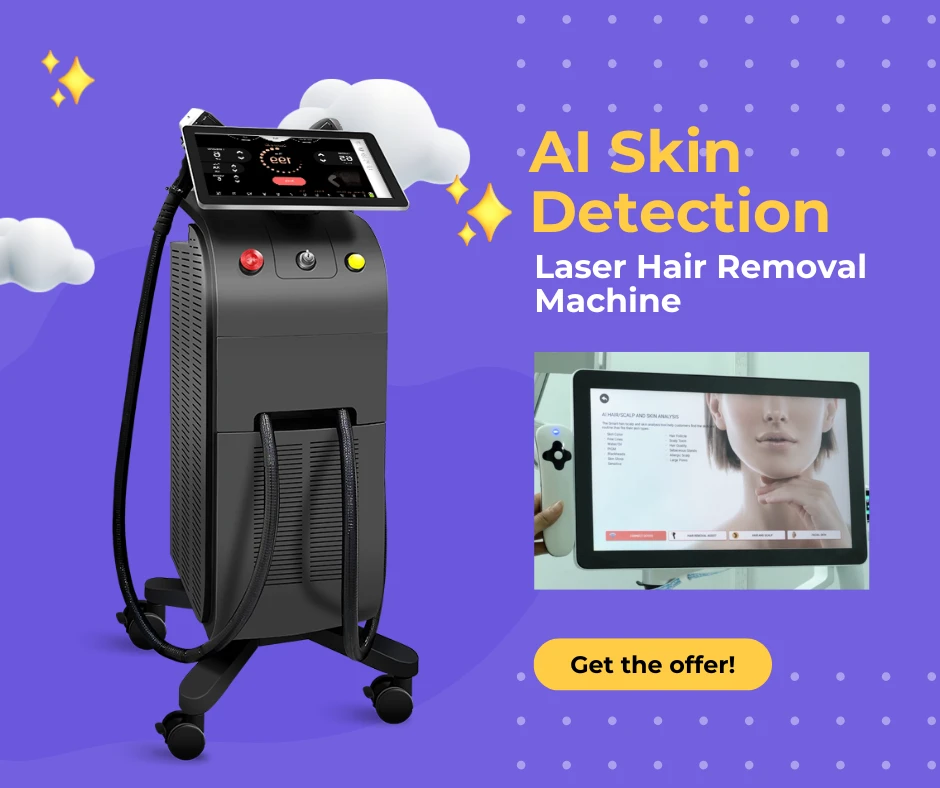 AI Skin DetectionLaser Hair Removal Machine AI Skin DetectionLaser Hair Removal Machine